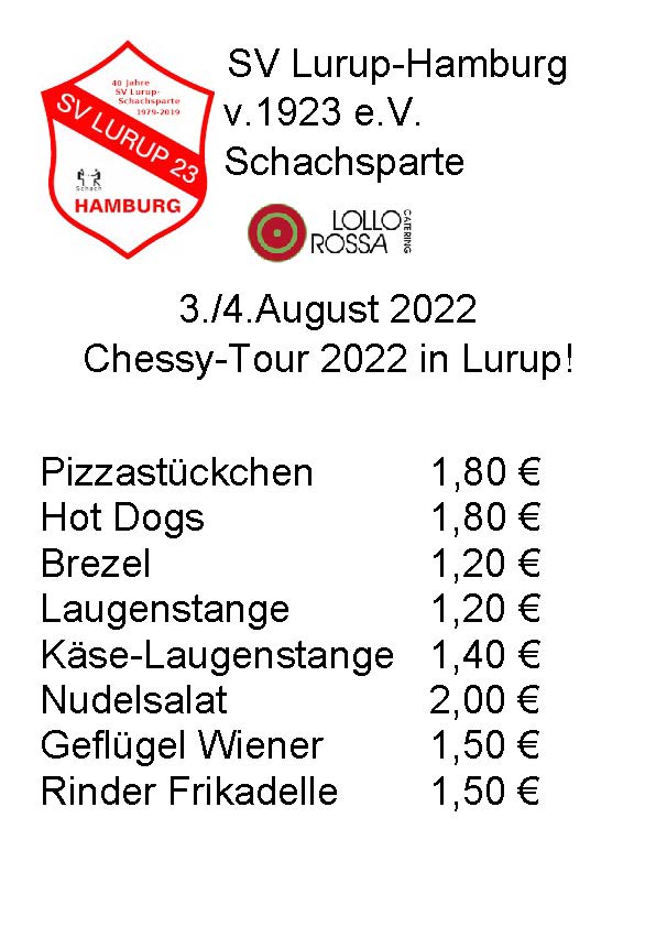 Chessy Tour in Lurup 3./4.August 2022